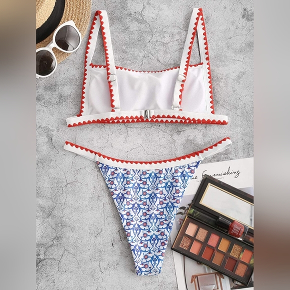 Bohemian Cheeky Swimsuit - Picture 2 of 4